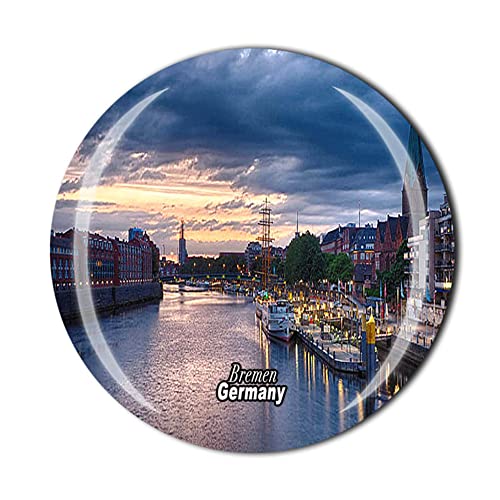 Bremen Deutschland Kühlschrankmagnet Kristall Touristen Souvenir Geschenkkollektion Kühlschrank Magnet Aufkleber von Timefly