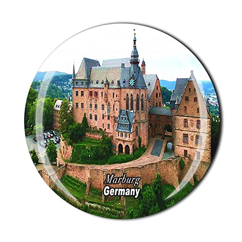 Marburg Deutschland Kühlschrankmagnet Kristall Touristen Souvenir Geschenkkollektion Kühlschrank Magnet Aufkleber von Timefly