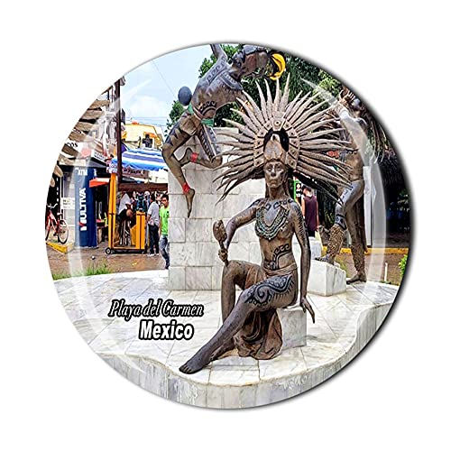 Playa del Carmen Mexiko Kühlschrankmagnet Kristall Tourist Souvenir Geschenk Kollektion Kühlschrank Magnetaufkleber von Timefly