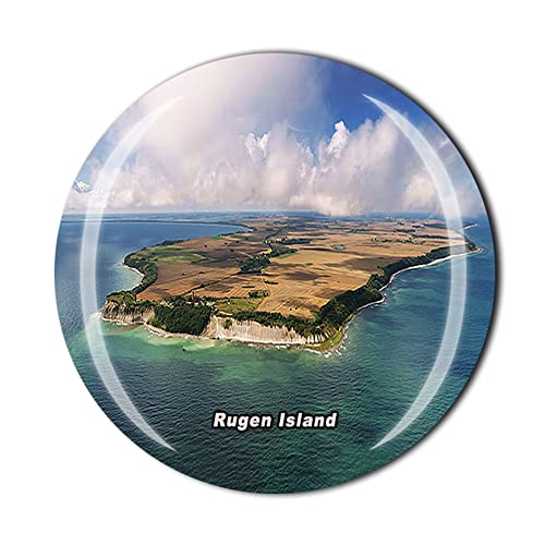 Rugen Island Mecklenburg-Vorpommern Deutschland Kühlschrankmagnet Kristall Touristen Souvenir Geschenkkollektion Kühlschrank Magnet Aufkleber von Timefly