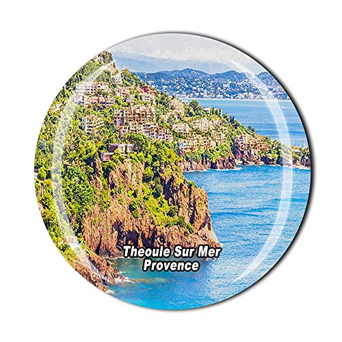 Theoule Sur Mer Provence Frankreich Kühlschrankmagnet Kristall Tourist Souvenir Geschenk Kollektion Kühlschrank Magnetaufkleber von Timefly