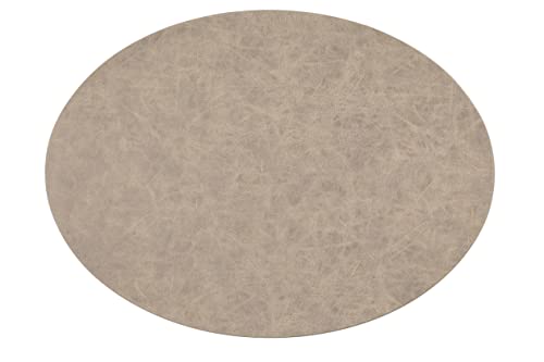 Tischset oval »Truman« taupe von Tiseco BVBA