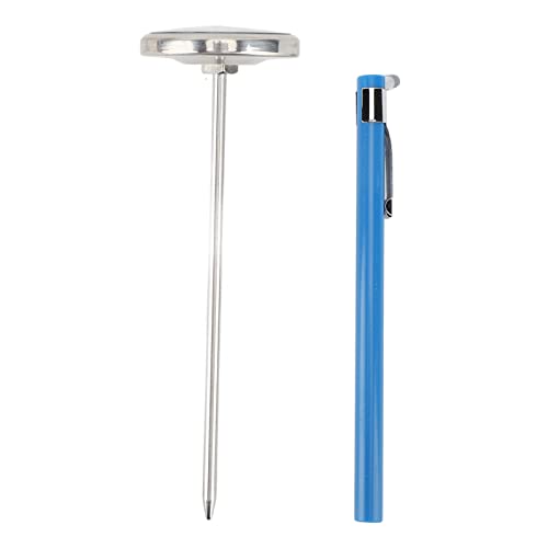 Milch Thermometer Sofortiges Ablesen Thermometer mit 12,5cm Edelstahl Sonde, 10–110 °C Zifferblatt Küchenthermometer für Milchschaum, Kaffee, Grill, Schokolade, Wasser Milch Thermometer Sofortiges Ablesen Thermometer mit 12,5cm Edelstahl Sonde, 10–110 °C Zifferblatt Küchenthermometer für Milchschaum, Kaffee, Grill, Schokolade, Wasser von Tissting