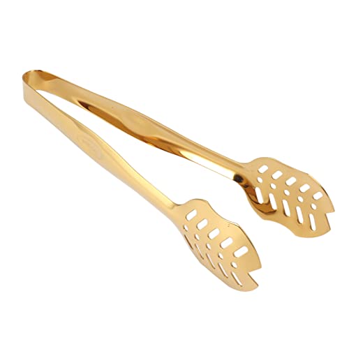 Servierzange Küchenzange 25cm Lange Gold Blätter 304 Edelstahl Gebäckzange Zuckerzange Lebensmittel Kochzange Salatzange Grillzange für Hochzeit Party Bar Büfett Grill Picknick Servierzange Küchenzange 25cm Lange Gold Blätter 304 Edelstahl Gebäckzange Zuckerzange Lebensmittel Kochzange Salatzange Grillzange für Hochzeit Party Bar Büfett Grill Picknick von Tissting