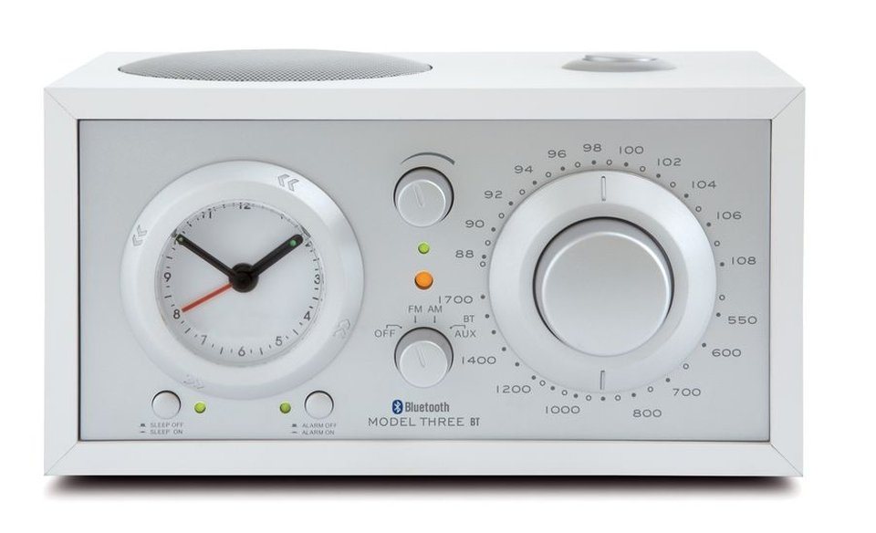 Tivoli Audio Radiowecker Model Three BT Weiß/silber von Tivoli Audio