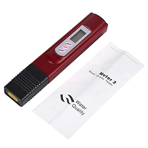 Reinheit Filter TDS Meter Tester Wasserqualität Tester für Haushalt Trinkwasser Schwimmbäder Aquarien Hydroponik(rot) von Tnfeeon