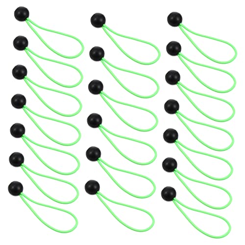 Toddmomy 20St Zelt-Bungee-Seil Tarp-Zelt strapazierfähiges Trampolin zeltspanner zeltleinenspanner Planen strapazierfähige Zurrschnüre schwarzes Bungee-Kabel schwer Elastisches Seil binden von Toddmomy