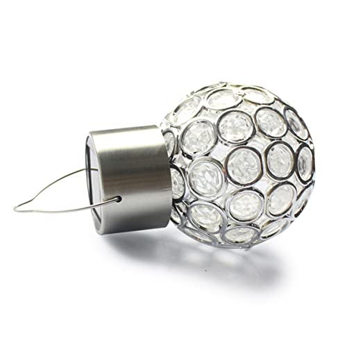 Toddmomy Außenlicht Landschaft Laternenlicht Solar Crackle Globe Licht Hängender Solarglobus Wasserdichte Led-laternen Dekorative Solarlaterne Led-außenlampe Kleiner Kronleuchter Draussen von Toddmomy