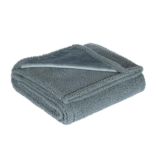 Liebesdecke Wasserdicht, Liebesdecke - Die wasserdichte Kuscheldecke, Wasserdicht Decke für Bett Couch Sofa, Haustier Wasserabweisend Tagesdecke Decke Warme Weiche Decke (M: 100 * 145CM, Grau) von Toerjii