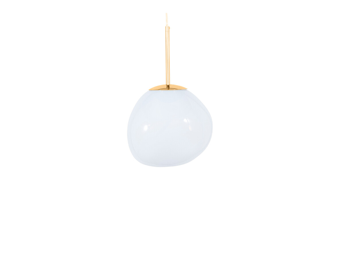 Tom Dixon - Melt Pendelleuchte Mini Opal/Gold Tom Dixon von Tom Dixon