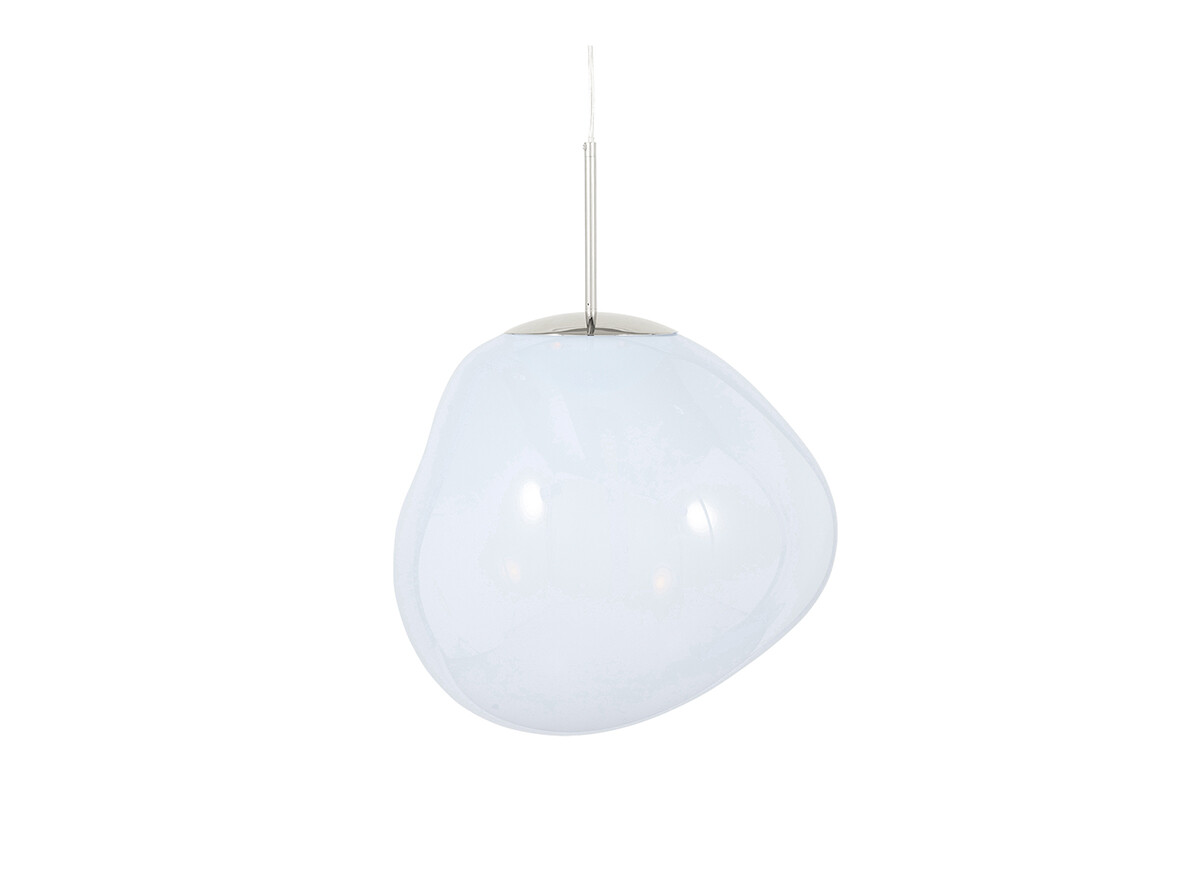 Tom Dixon - Melt Pendelleuchte Opal/Silver Tom Dixon von Tom Dixon