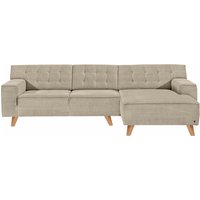 TOM TAILOR HOME Ecksofa "NORDIC CHIC", mit Recamiere, im Retrolook, Füße Buche natur von Tom Tailor Home