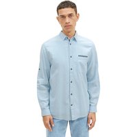 TOM TAILOR Langarmhemd, aus feiner Chambray-Qualität von Tom Tailor