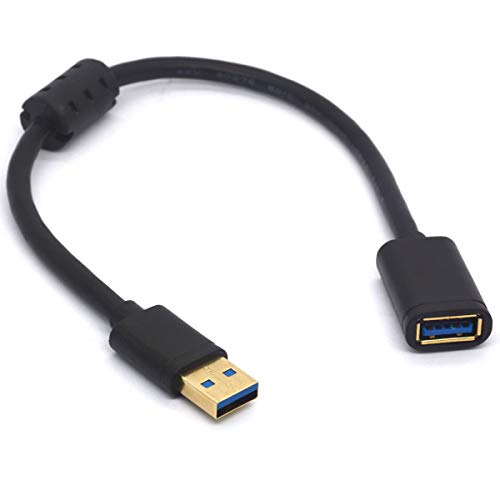 Tomost EMI Free USB 3.0 Male to Female Cable With Ferrite Bead Anti-Interferenz for Scanner, Camera ect on Enviroment (Male To Female) von Tomost