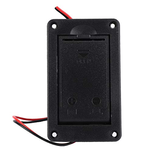 Tomotato Pickup Box Cover 9V Batterie Box Case Kunststoff Pickup Batteriefach Batteriehalter für Gitarre Bass Aktiver Pickup Anschluss Musikalische Teile von Tomotato