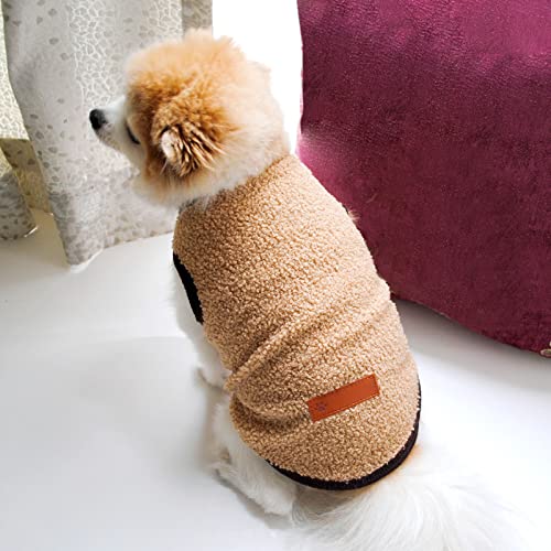 Hund Halloween Kostüm Haustier Hunde-Wintermantel-Jacke für kleine mittelgroße Hunde verdicken Hundemantel Windjacke Welpen-Winterkleidung für kaltes Wetter Schneetag Geschenk für Regenmantel (A, L) von Tonsee Accessoire