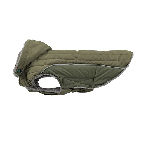 Tonsee Accessoire , winddichter Haustiermantel Winterwarmer Hundemantel für kleine, mittelgroße und große Hunde Winter Hundemantel Mit Geschirr (Army Green, M) von Tonsee Accessoire