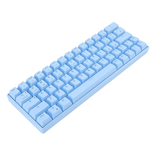 Kabellose Mechanische Tastatur, Mechanische RGB-Gaming-Tastatur mit 3 Modi, 64 Hot-Swap-fähige 2,4-G-Gaming-Tastatur mit LED-Hintergrundbeleuchtung, Kompatibel mit (Brauner von Topiky