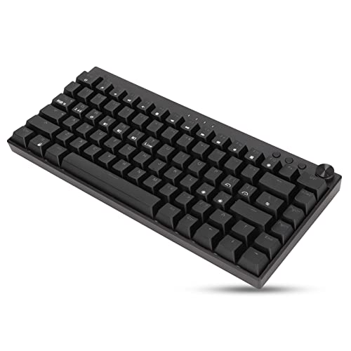 Mechanische Tastatur, Tastatur mit 82 Tasten, RGB-Hintergrundbeleuchtung, Wireless 2.4G/BT3.0/5.0/Type C Wired Ergonomic, für Office Gaming, für/für HarmonyOS/für (Brauner von Topiky