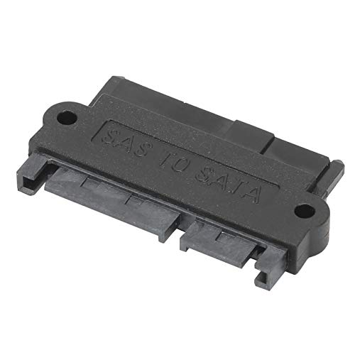 Topiky Adapter für SATA-Festplattenlaufwerk, Adapter für SAS-zu-SATA-Kabel Festplatten-Motherboard 15PIN-Netzteilkonverter SF-092 (Schwarz) von Topiky