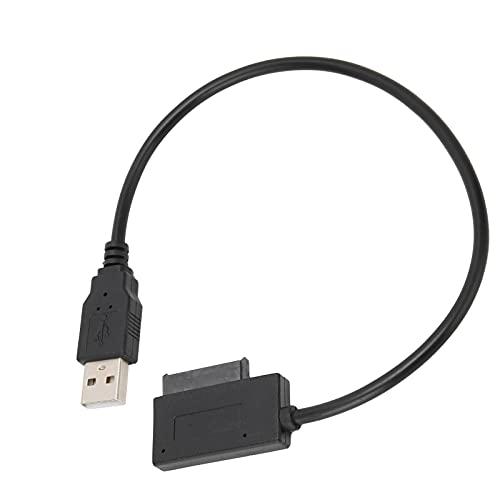 Topiky Festplatten-Adapterkabel, Multifunktionales SATA zu USB2.0 480 Mbit/s Unterstützung Hot-Plug Festplatten-Adapterkabel Langlebiges Plug & Play Einfache Installation Adapterkabel von Topiky
