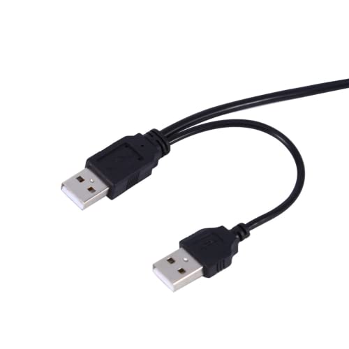 Topiky SATA zu USB Adapter Kabel, SATA 22 Pin zu USB 2.0 Kabel Adapter Geeignet für 2.55 HDD Festplattenlaufwerk Mit USB Stromkabel Mit LED Anzeige von Topiky