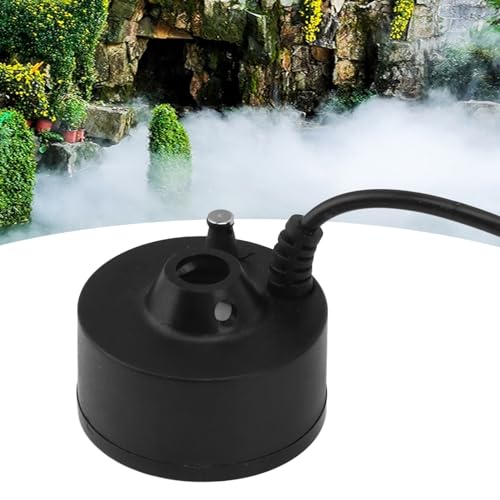 Topyond Nebelmaschine, Nebelmaschine Für Pflanzen, DC 5 V, Wasserdichter Ultraschall-Teichnebel-Luftbefeuchter aus Kunststoff, Für Garten, Steingarten, Landschaft, Aquarium, Halloween-Dekoration von Topyond