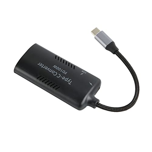 100 W Laptop-Stromwandler DC auf USB C, Laptop-Adapter Zum Aufladen von Laptops, PD-Schnellladeanschluss und USB-A-Anschluss, Plug-and-Play (DC7909 Buchse auf Typ C) von Tosuny