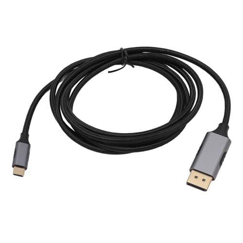 Tosuny USB C auf DisplayPort 1.4 Kabel, 8K@60 Hz 10 Gbit/s USB C auf DisplayPort Kabel, Unterstützt DSC, FEC, HDR, HDCP, Kompatibel für OS X, IOS Laptop Air, Mobiltelefon (5,9 Fuß) von Tosuny