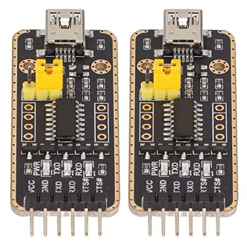 Tosuny USB-zu-UART-TTL-Adapter, USB-zu-TTL-Modul, Serielles Konvertermodul, Universelles Serielles Kommunikationsmodul, für CH343G-Chip, mit Adapterkabel von Tosuny