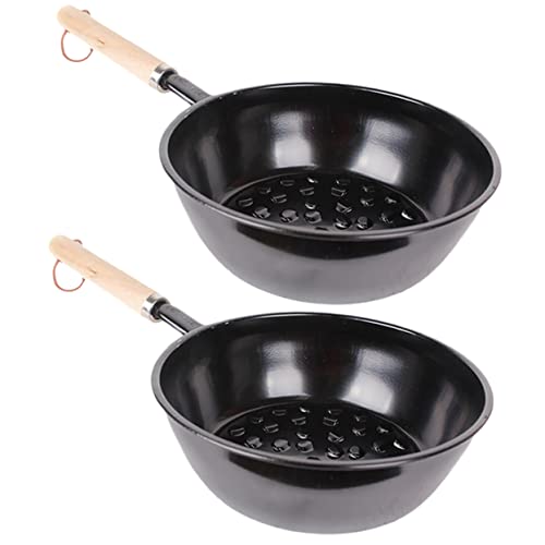 Toyvian 1 Satz Teiliges Camping Holzkohle Brennset Tragbarer Grilltopf Für Outdoor Aktivitäten Hitzebeständig Mit Sicherem Holzgriff Für BBQ 2 Stück Toyvian 1 Satz Teiliges Camping Holzkohle Brennset Tragbarer Grilltopf Für Outdoor Aktivitäten Hitzebeständig Mit Sicherem Holzgriff Für BBQ 2 Stück von Toyvian