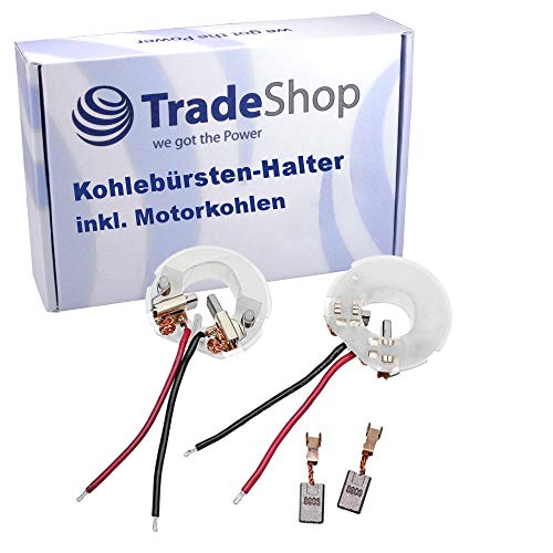 Trade-Shop 2x kompatibel mit Kohlebürsten-Halter inkl. Motorkohlen Hilti Akku-Schrauber SFC 14-A / SFC14-A Ersatz für 2042534 von Trade-Shop