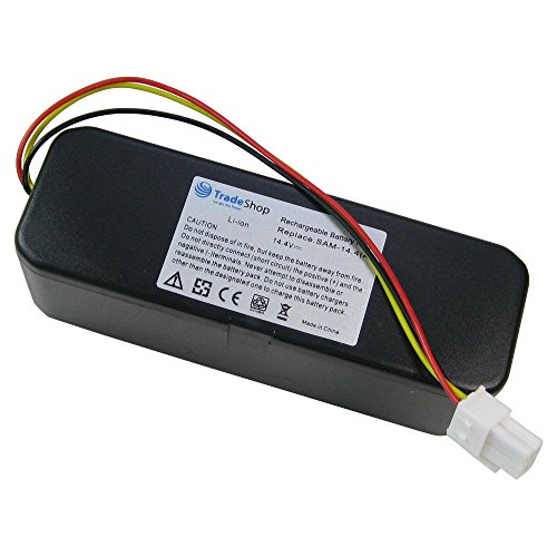 Hochleistungs Li-Ion Akku 14,4V / 4500mAh ersetzt Samsung Navibot DJ96-00113C, DJ96-0083C für Samsung Navibot VC-RL84V, VC-RL84VC, VC-RL84VR, VC-RE70V, VC-RE72V von TradeShop