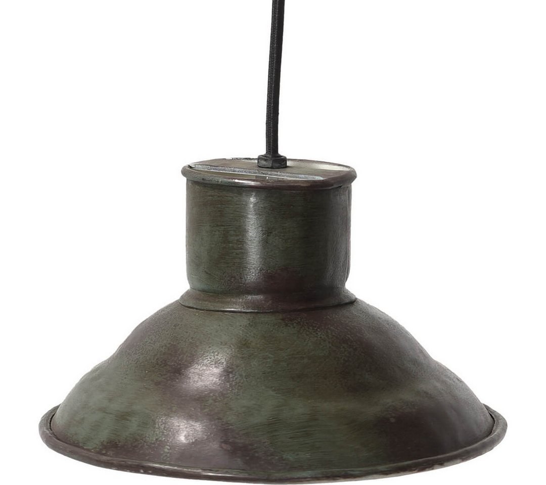 Trademark Lampenschirm Hängelampe Fabriklampe aus Roheisen Grün - Klein - ⌀ 23 cm von Trademark