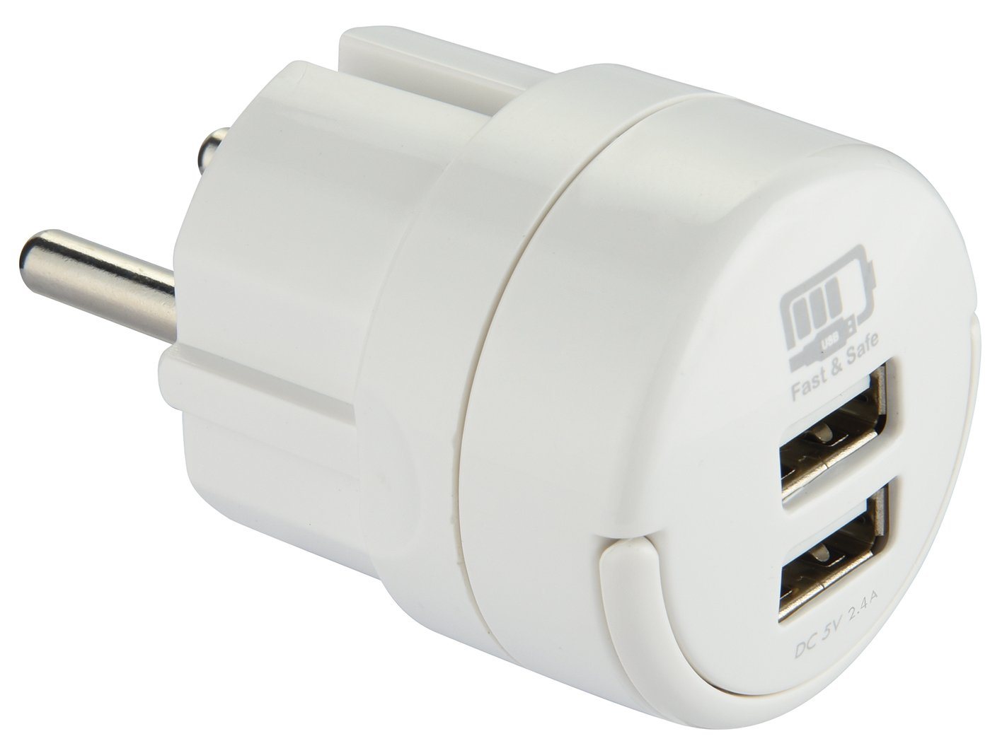 Maxtrack Mehrfachsteckdose, USB Ladeadapter 2,4A von Maxtrack