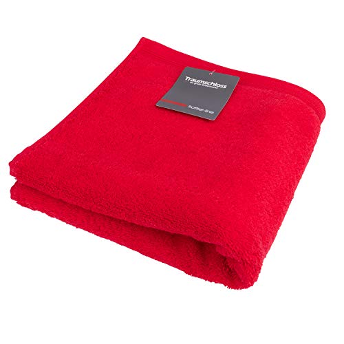 Traumschloss Handtuch »Frottier-Line« 100% Baumwolle | 500g/m² | flauschig weich | rot | 50x100cm von Traumschloss