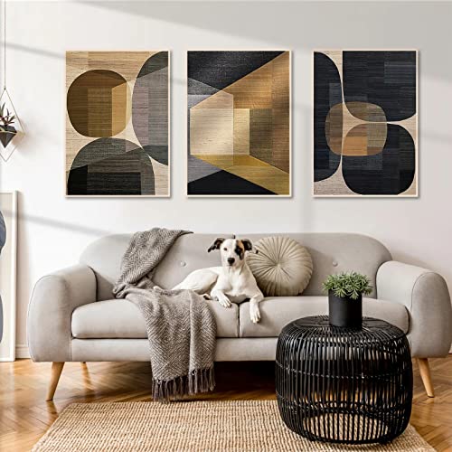 Trayosin 3er Poster Set Moderne Abstrakte Farben Kombinatio Poster & Kunstdrucke Leinwand Bilder Moderne Wandbilder,Moderne Wandkunst Bilder für Wohnzimmer Büro Deko,ohne Rahmen (21x30cm) von Trayosin