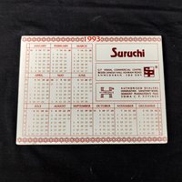 1993 Vintage Suruchi Pilkington's Kadi Kalender Auf Fliese | Keramik Sammlerstück Ct142 von TreasureArtefacts