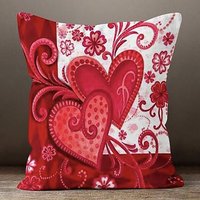 Herz Kissenhülle, Valentinstag Deko, Herzkissen Geschenk Für Sie, Ihn, Hochzeitsgeschenk, Kissenbezug, Weihnachtsgeschenk von TrendHomeDesign