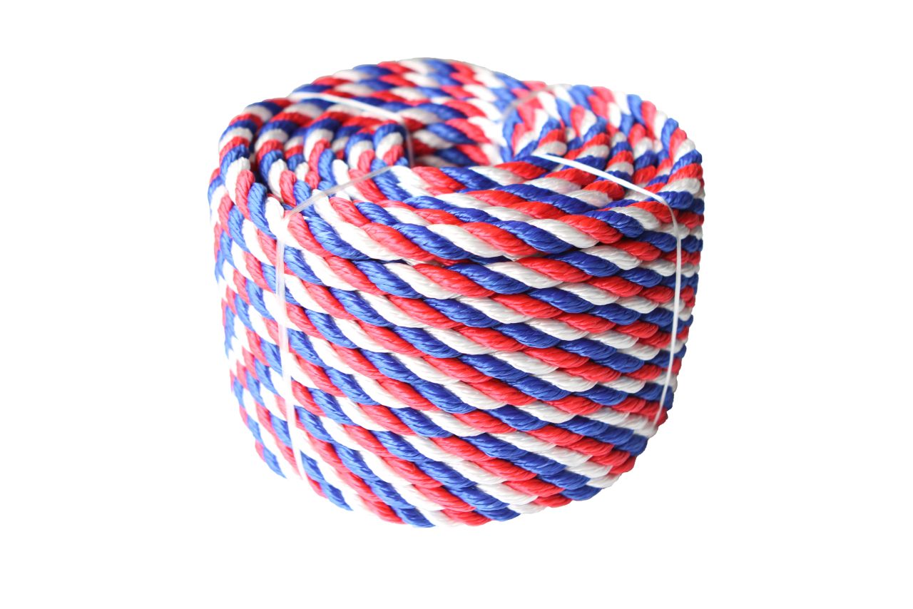 TrendLine Seil 10 mm x 30 m blau-weiß-rot von TRENDLINE