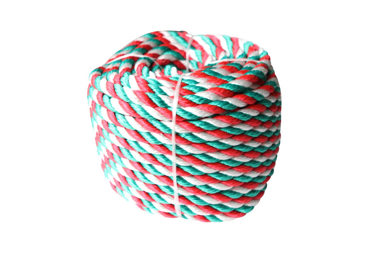 TrendLine Seil 10 mm x 30 m grün-weiß-rot von TRENDLINE
