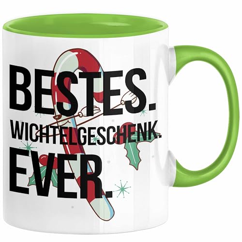 Trendation - Schrott-Wichtelgeschenk für Frauen Kollegen Geschenk Wichteln Weihnachten Bestes Wichtelgeschenk Ever geschenkidee Schrottwichteln (Grün) von Trendation