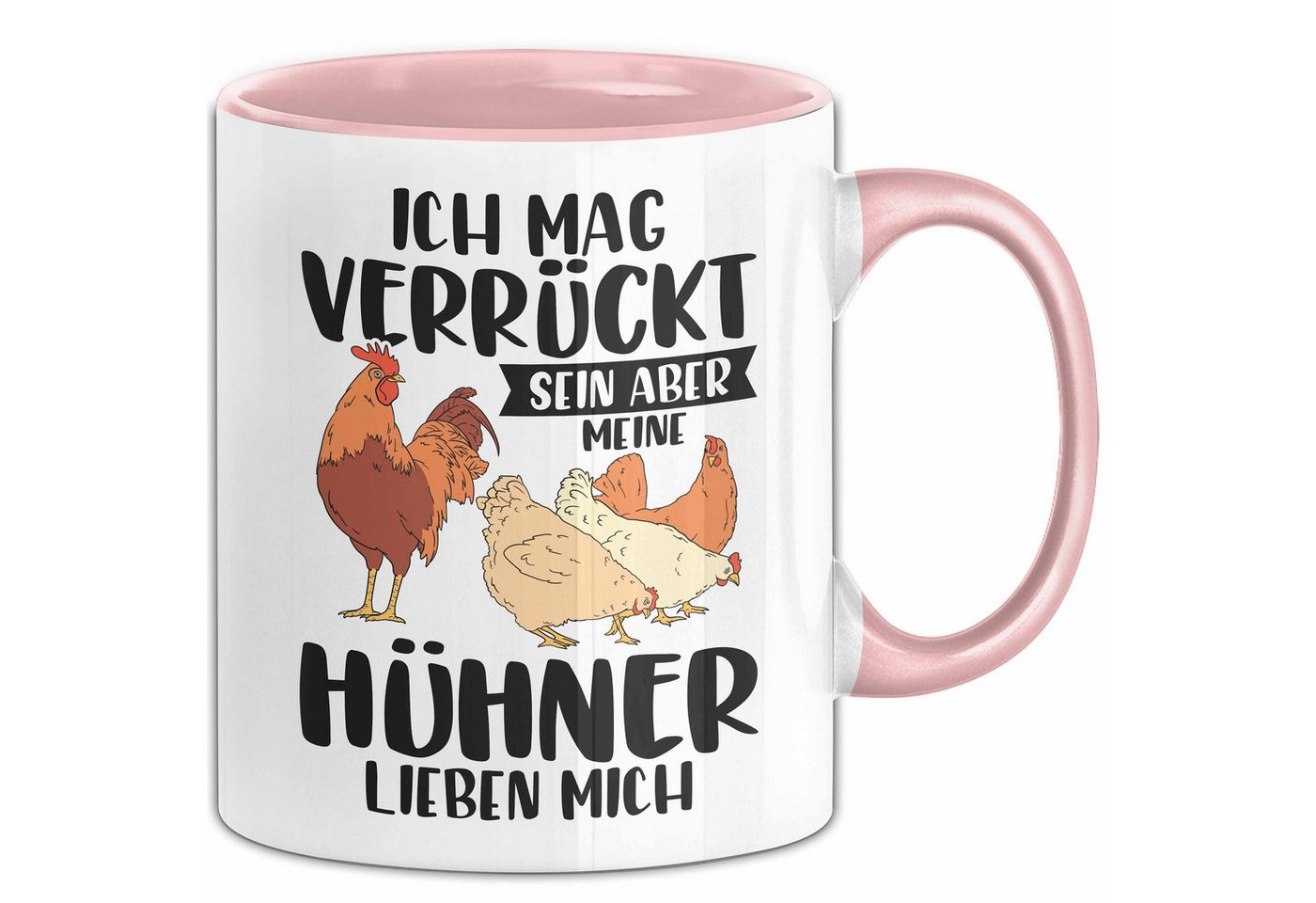 Trendation Tasse Hühnerstall Tasse Hühner Hahn Bauernhof Bäuerin Geschenk Huhn Geschenk von Trendation