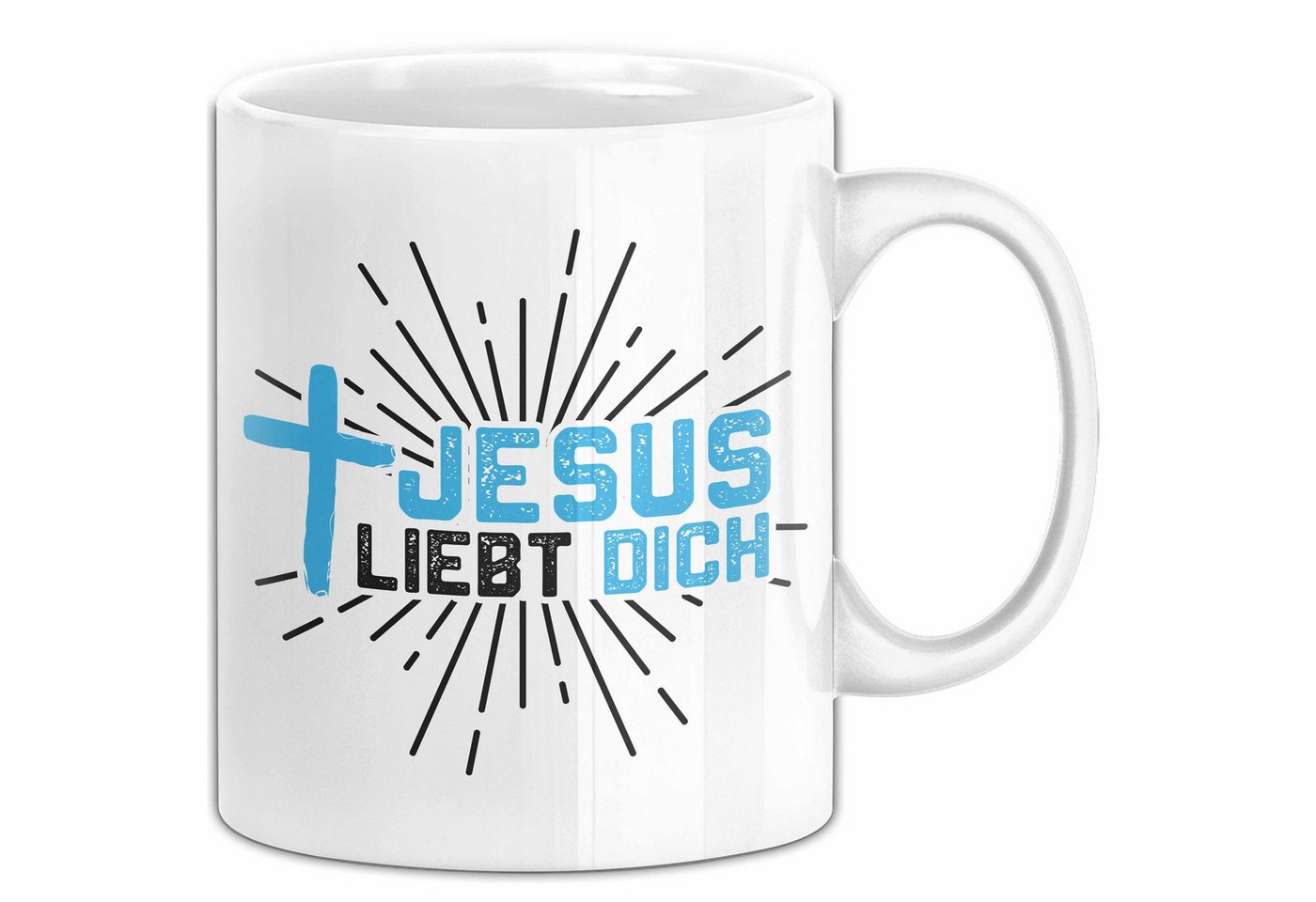 Trendation Tasse Jesus Liebt Dich Tasse Geschenk Ostern Christentum Kirche Gläubiger Ge von Trendation