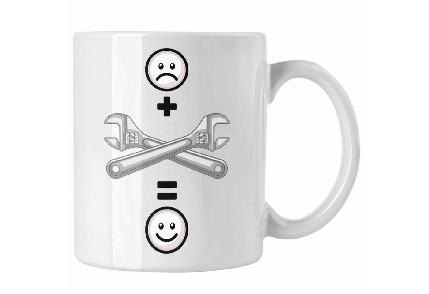 Trendation Tasse Werkzeug Handwerker Mechaniker Tasse Geschenk für KFZ Mechaniker Handw von Trendation