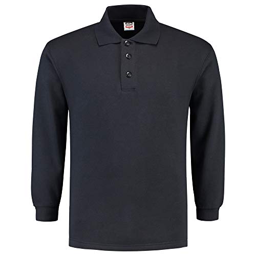 Tricorp 301004 Casual Polokragen Sweatshirt, 60% Gekämmte Baumwolle/40% Polyester, 280g/m², Marine, Größe 4XL von Haas F1 Team