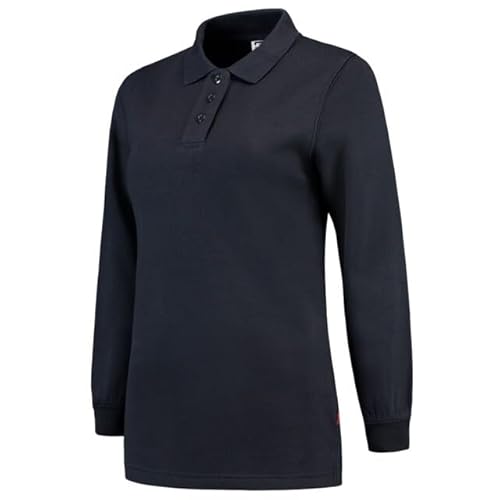 Tricorp 301007 Casual Polokragen Damen Sweatshirt, 60% Gekämmte Baumwolle/40% Polyester, 280g/m², Marine, Größe M von Haas F1 Team