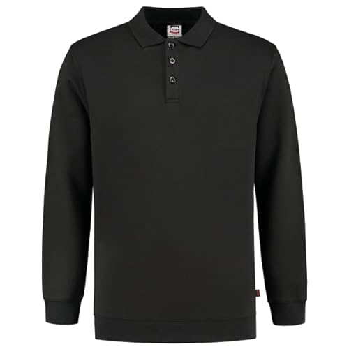 Tricorp 301016 Casual Polokragen Bund Sweatshirt, Waschbar 60°C, 70% Baumwolle/30% Polyester, 280g/m², Königsblau, Größe XS von Haas F1 Team