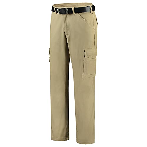 Tricorp 502010 Workwear Basic Arbeitshose, 60% Baumwolle/40% Polyester, 310g/m², Khaki, Größe 54 von Haas F1 Team