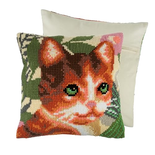 Trimits GCS61 Kreuzstich-Kissen-Set, Cat, 40 x 40cm (16 x 16in) von Trimits